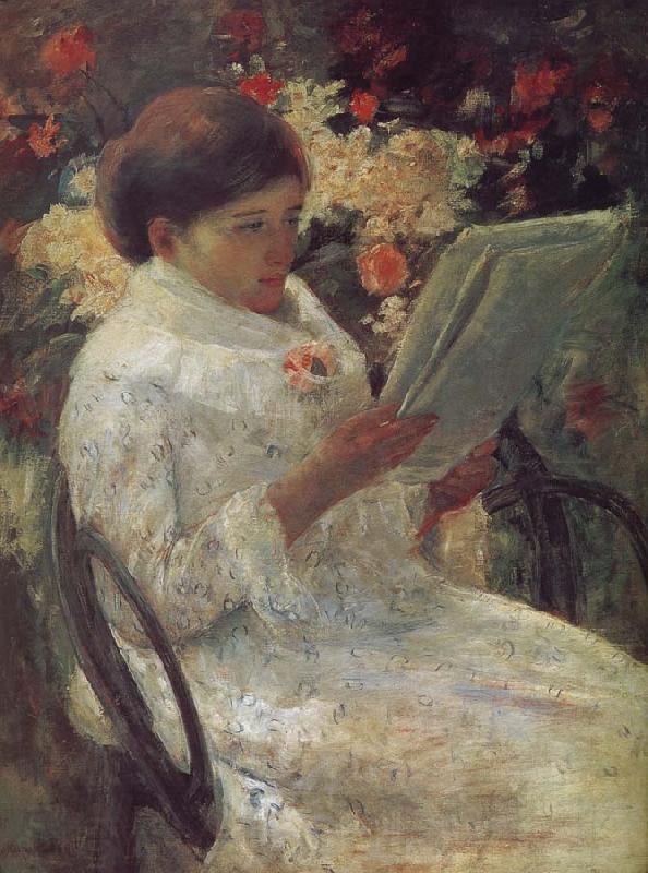 Mary Cassatt Artist in the garden Spain oil painting art